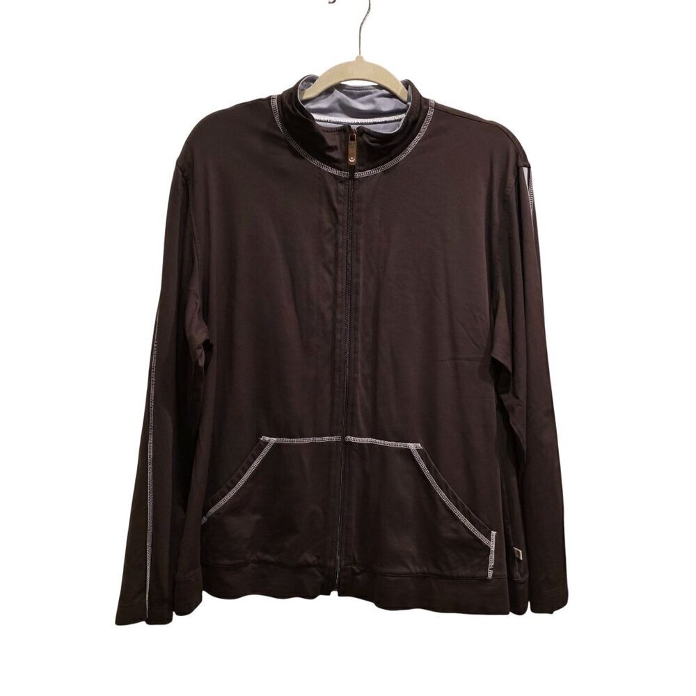 Chicos Zenergy Zip-Up Jacket Nylon Blend Casual Style With Pockets S